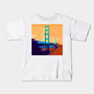 Golden Gate Bridge 005 Kids T-Shirt